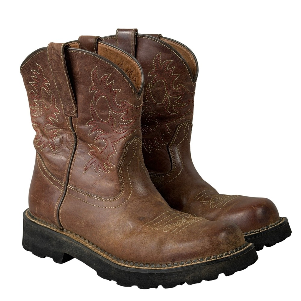 Ariat Fatbaby Heritage Brown Leather Western Boots 10001183 Womens 9B